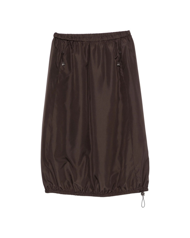 [Cecilie Bahnsen] Midi skirt FW26 RTW17007 FIE BROWN