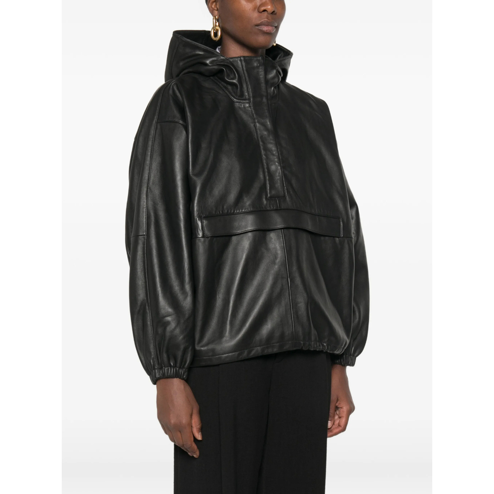 [ROHE] Leather Jacket FW26 420-11-170  BLACK