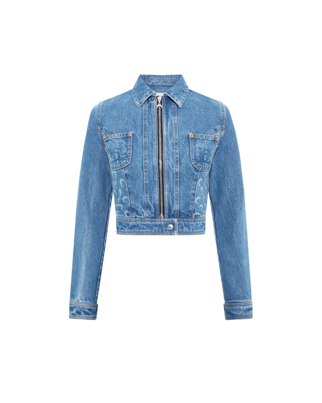 [MARINE SERRE] Denim Jacket SS26 WJA076ACDEN0002BL05