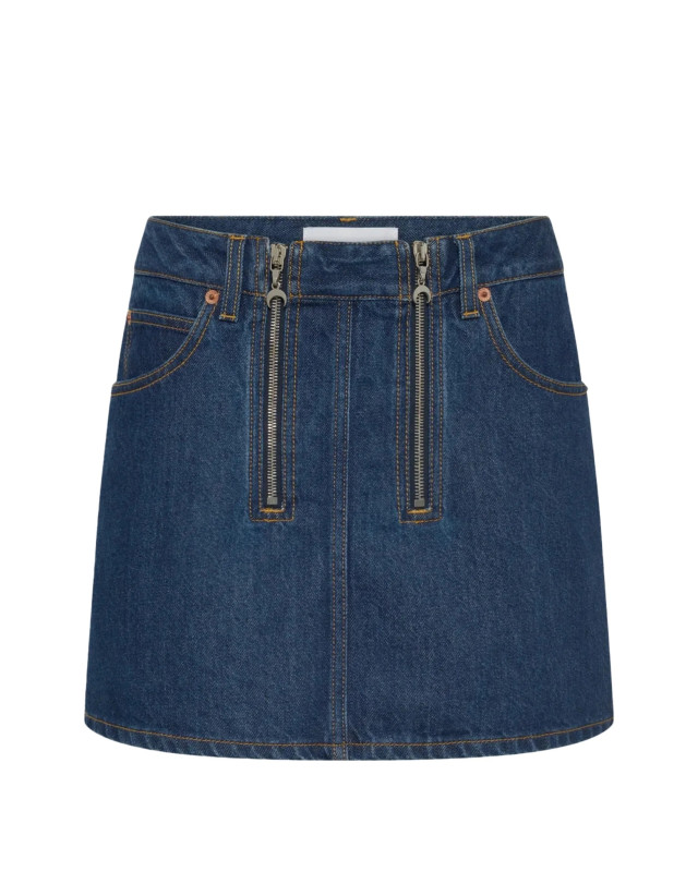 [MARINE SERRE] Mini skirt SS26 WSK135ARDEN0002BL80