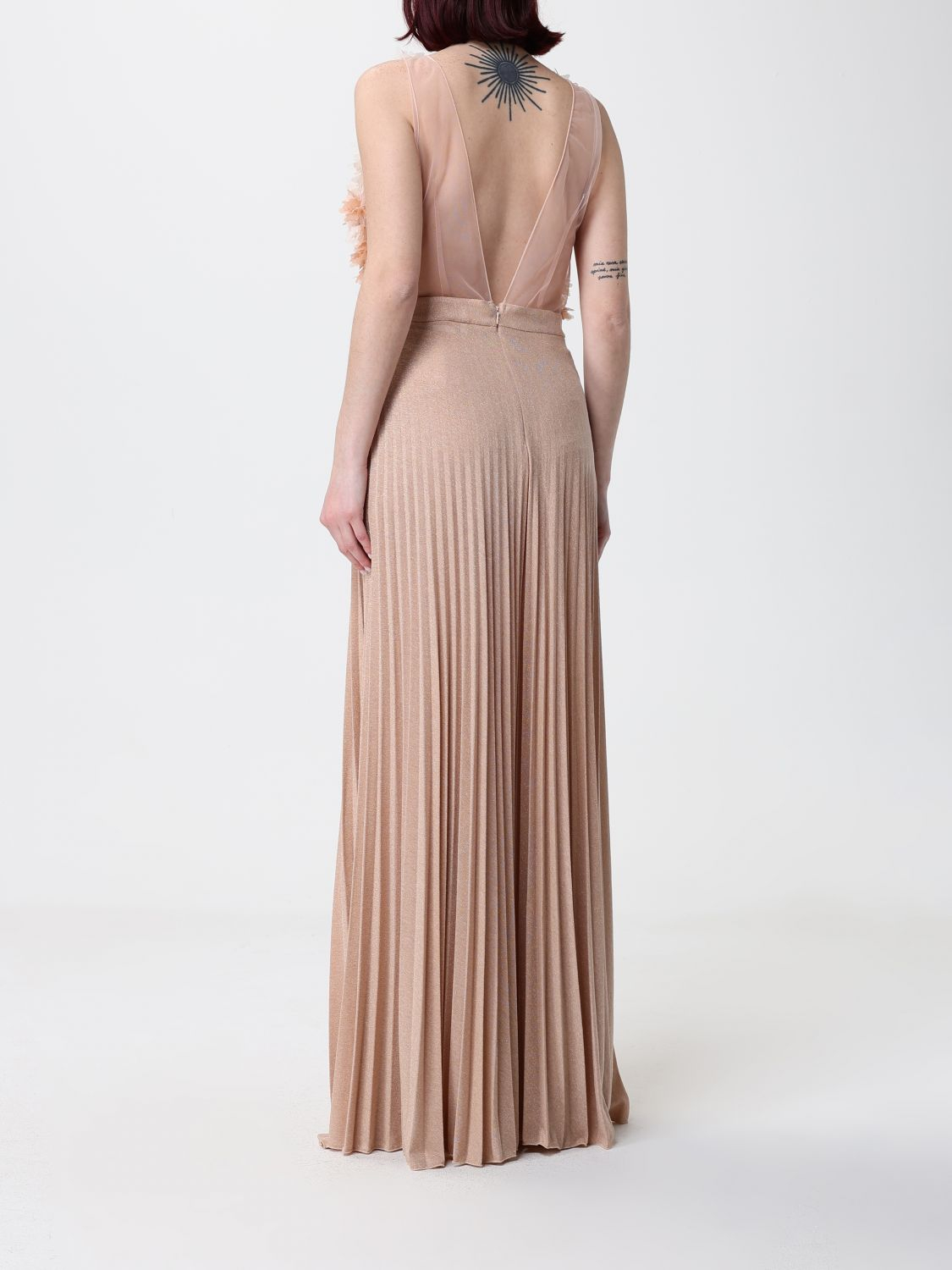 [ELISABETTA FRANCHI] Long sleeve dress SS26 ABR4462E2 X81