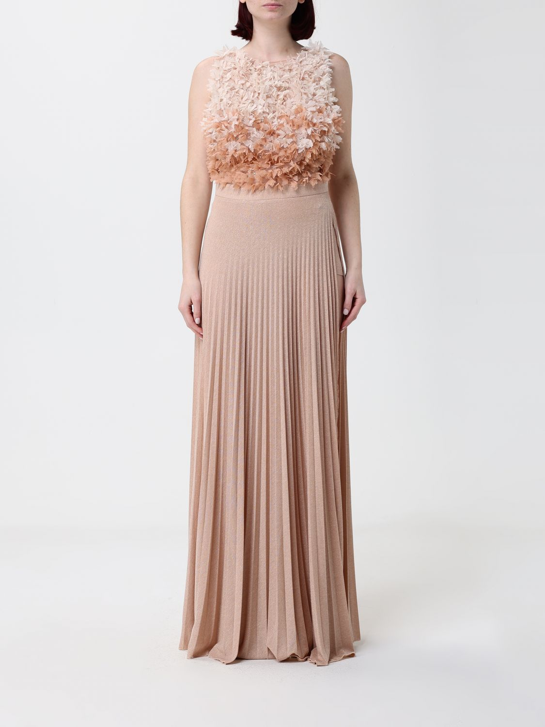 [ELISABETTA FRANCHI] Long sleeve dress SS26 ABR4462E2 X81