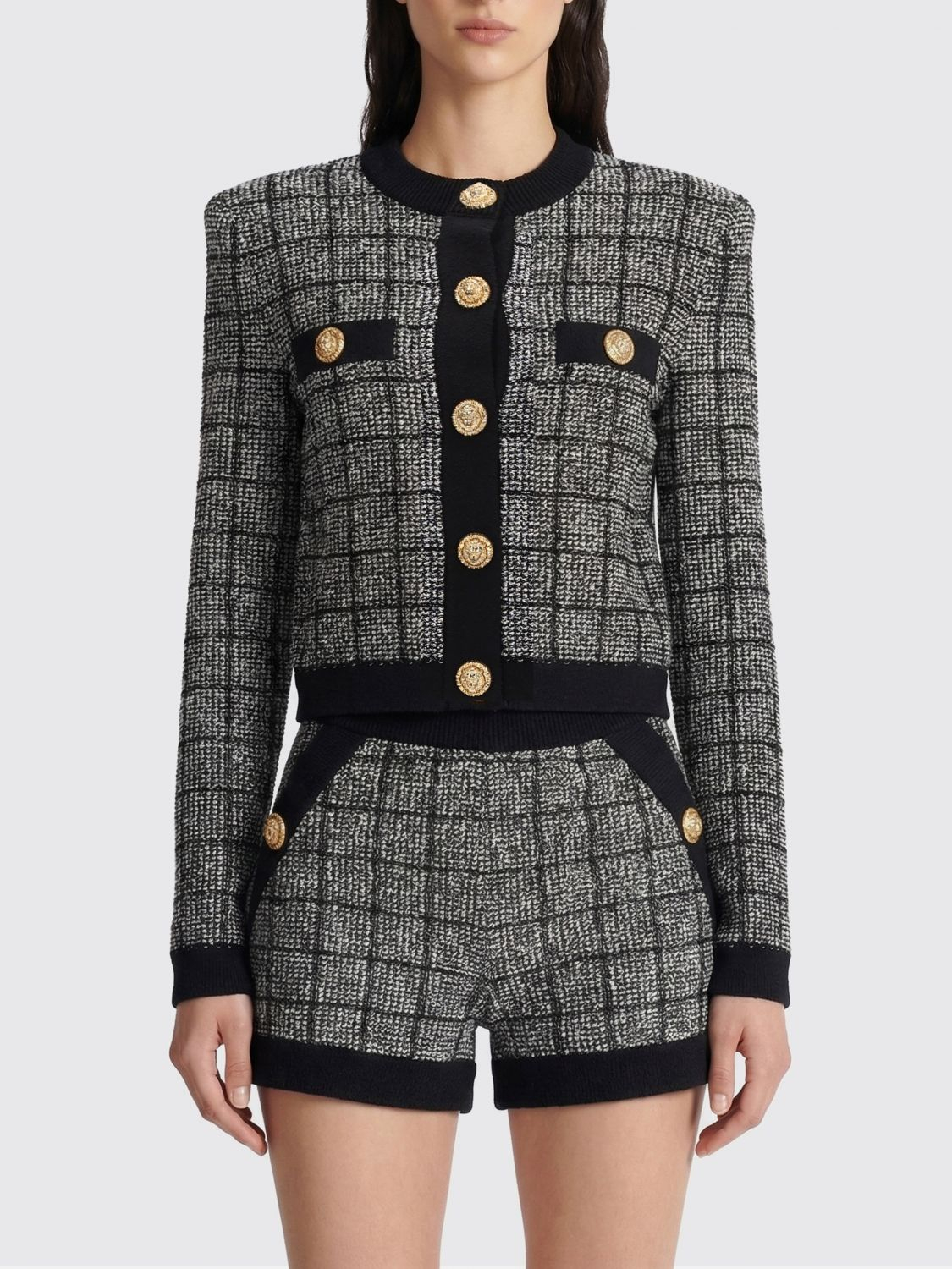 [Balmain] Knitwear SS26 GF1KL000KJ48 EER