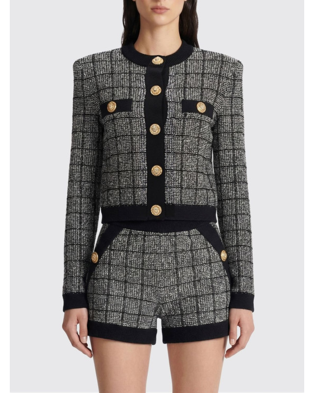 [Balmain] Knitwear SS26 GF1KL000KJ48 EER