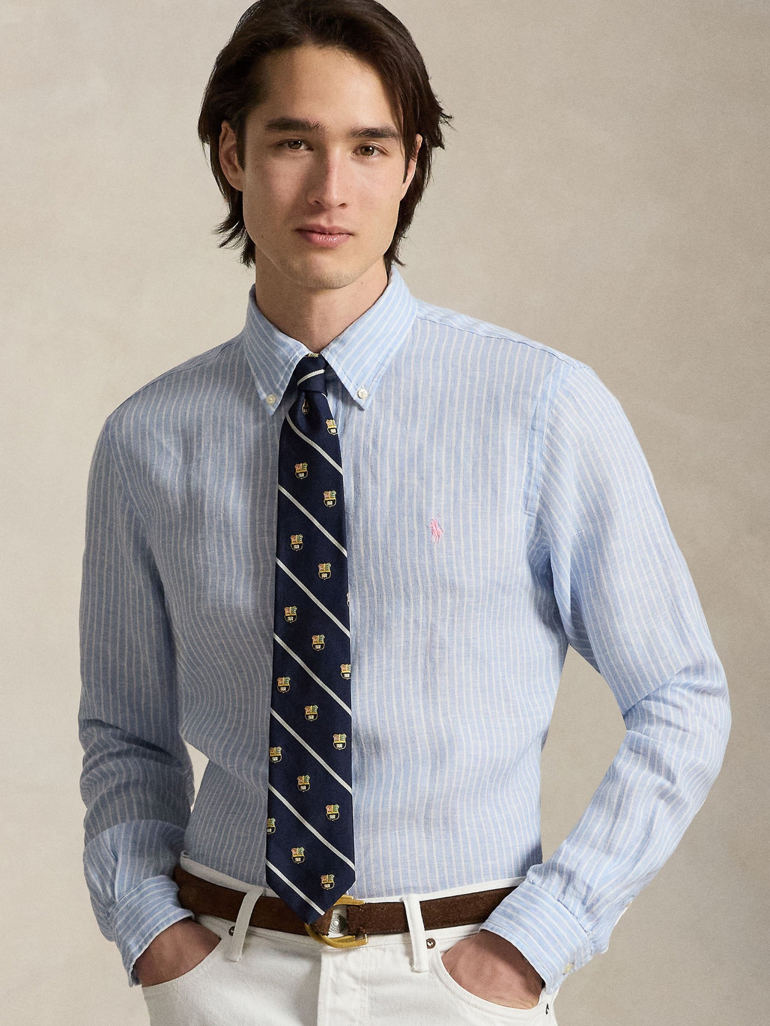 [Polo Ralph Lauren] Shirts Long Sleeve SS26 710B15594005