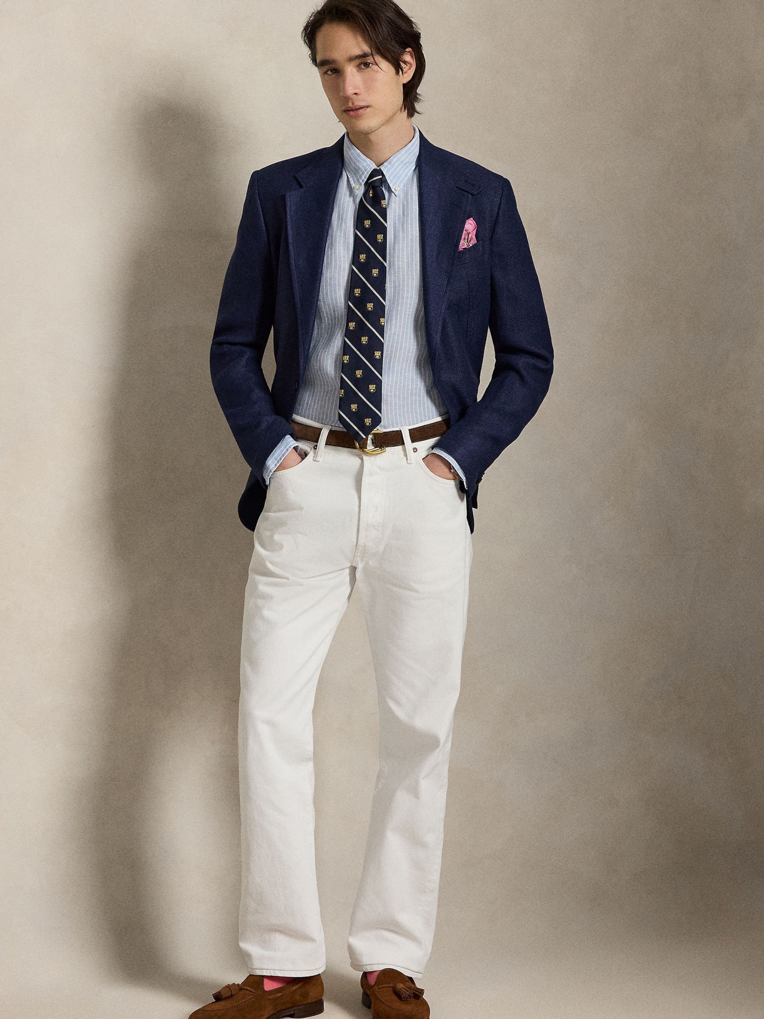 [Polo Ralph Lauren] Shirts Long Sleeve SS26 710B15594005