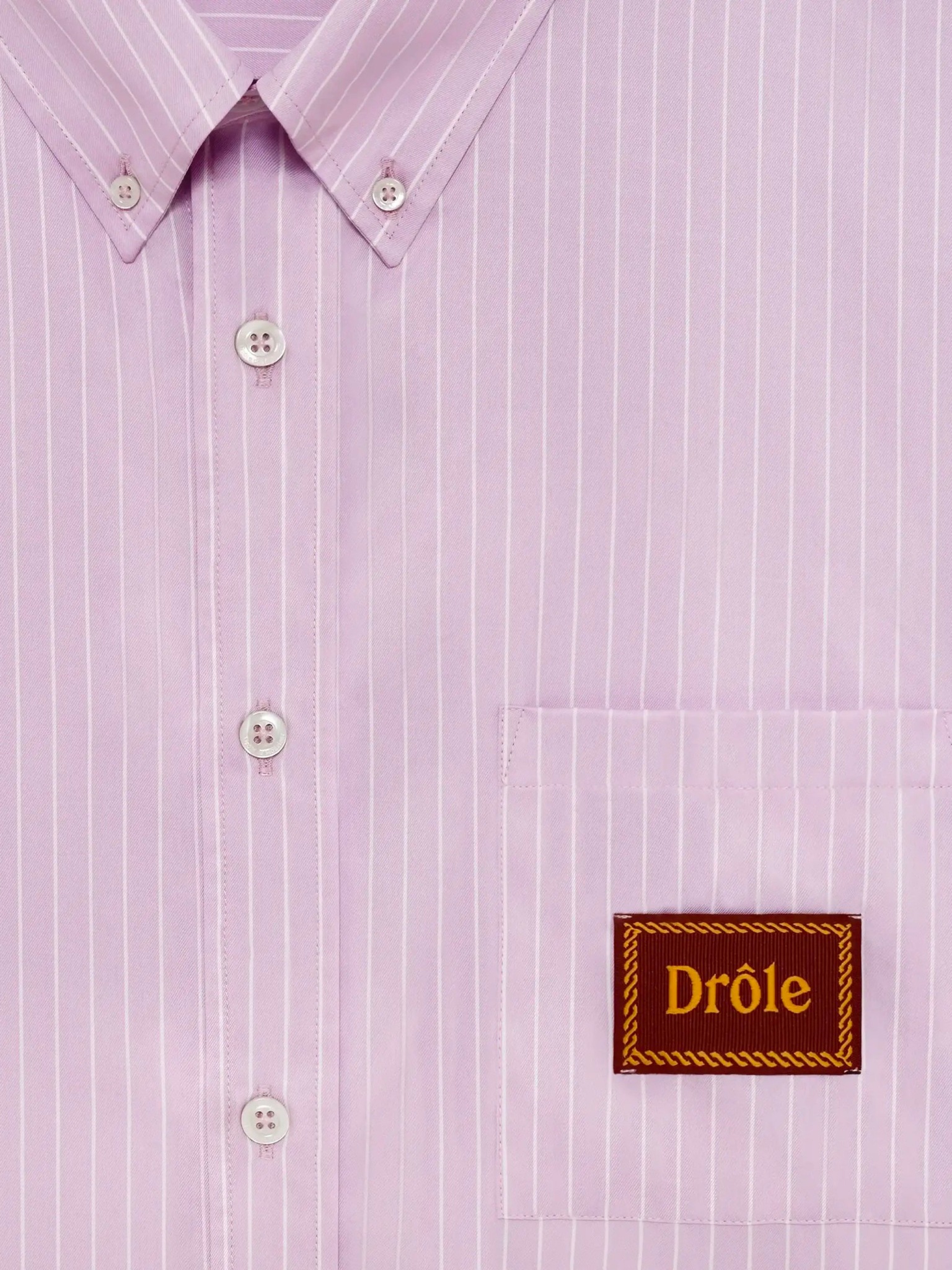 [DROLE DE MONSIEUR] Shirts Long Sleeve SS26 KSH240CO287LAV