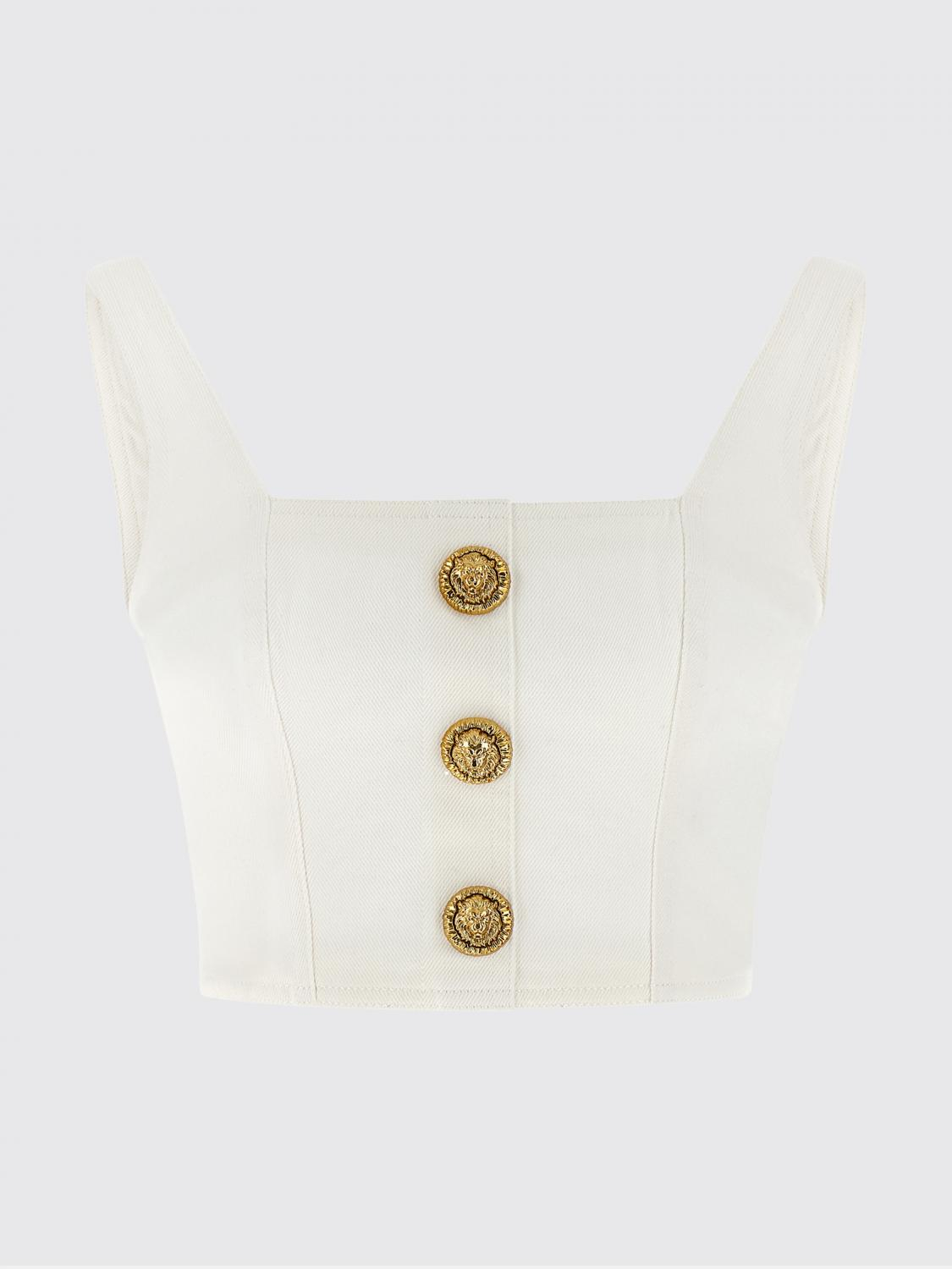 [Balmain] Tank top SS26 GF1AD214DG14 0FC
