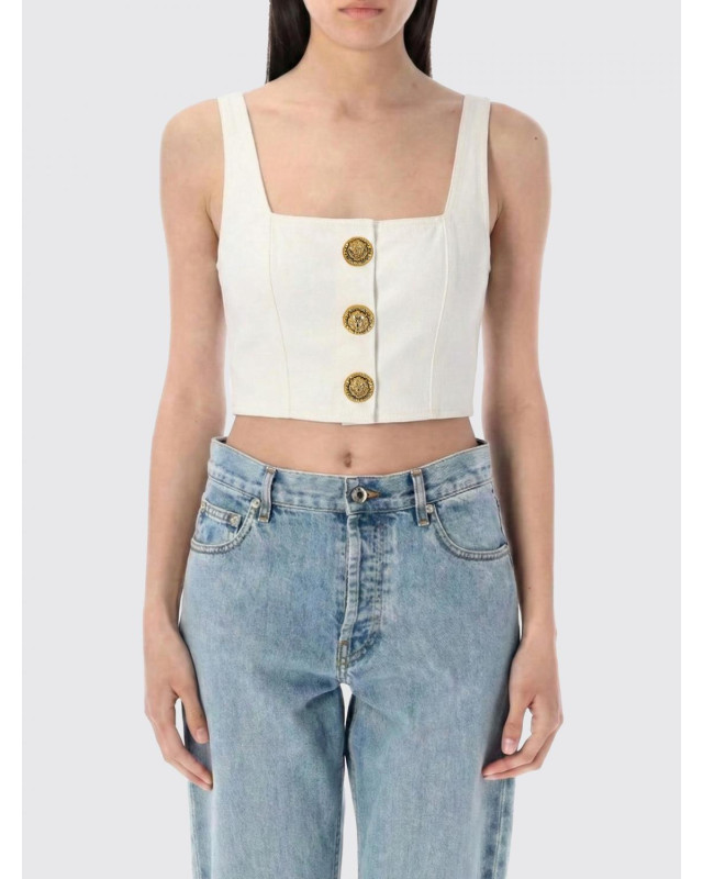 [Balmain] Tank top SS26 GF1AD214DG14 0FC