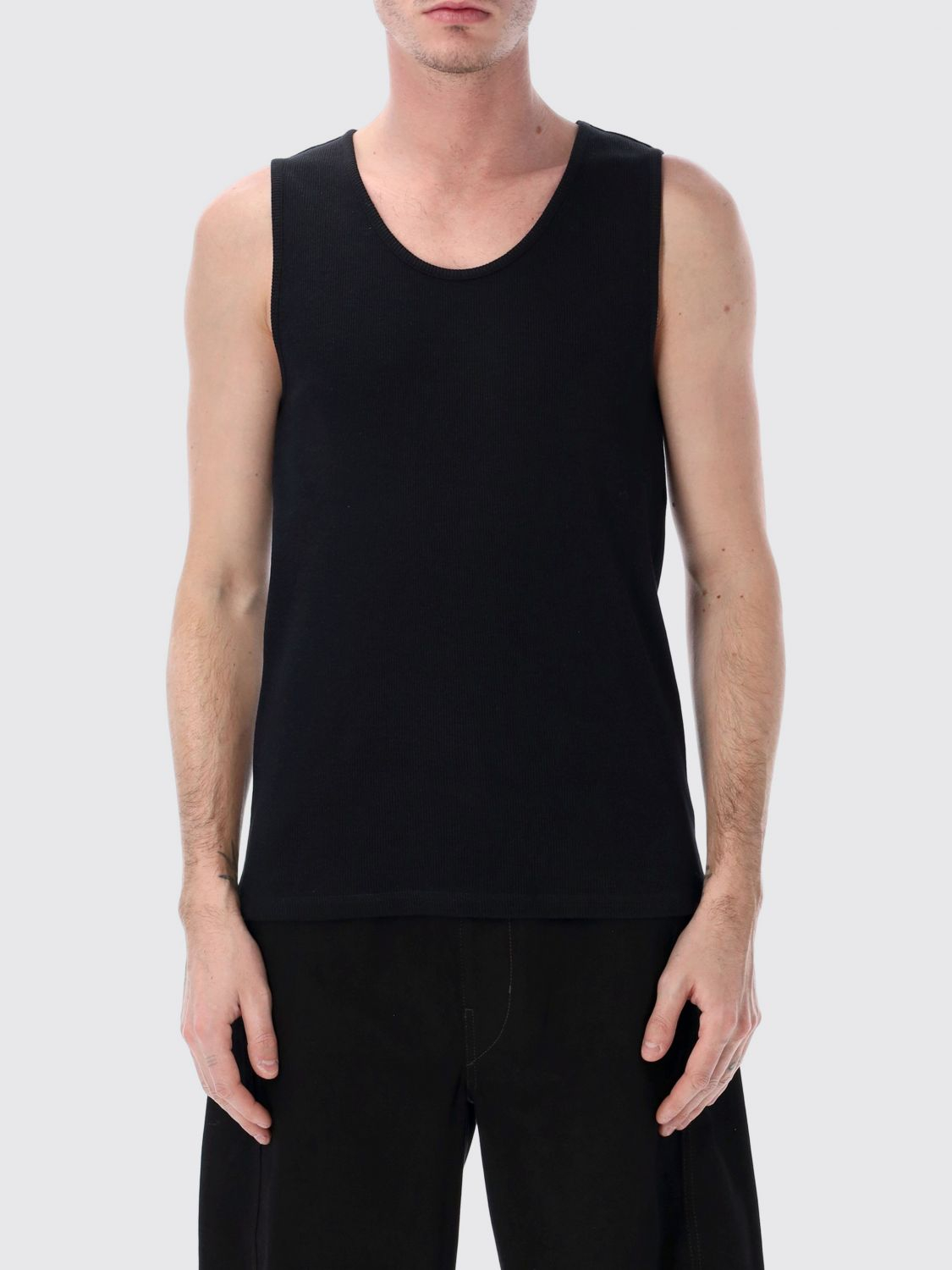 [LEMAIRE] T-shirts Sleeveless SS26 TS0006LJ1030 BK999