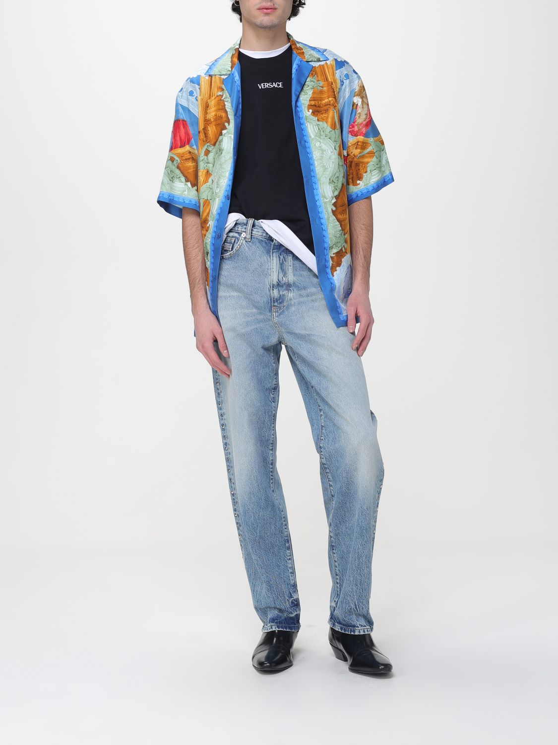 [Versace] T-shirts Short Sleeve SS26 10139441A16455 1B000