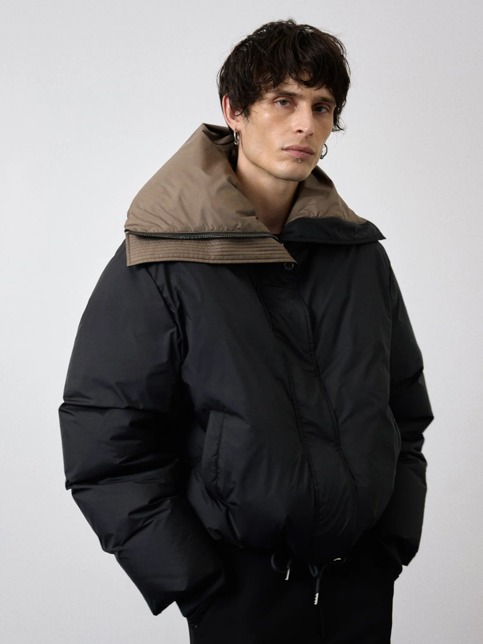 [Entire Studios] Down jacket SS26 ESSS26JA02016BLACKWOOD