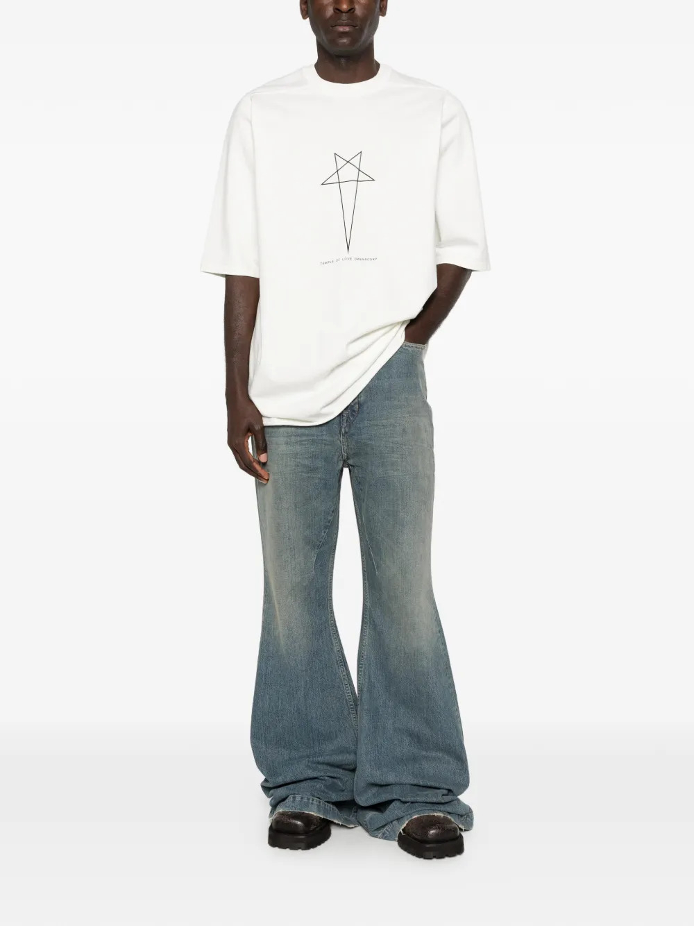 [RICK OWENS DRKSHDW] T-shirts Short Sleeve SS26 DU01F4274RIGEP31109