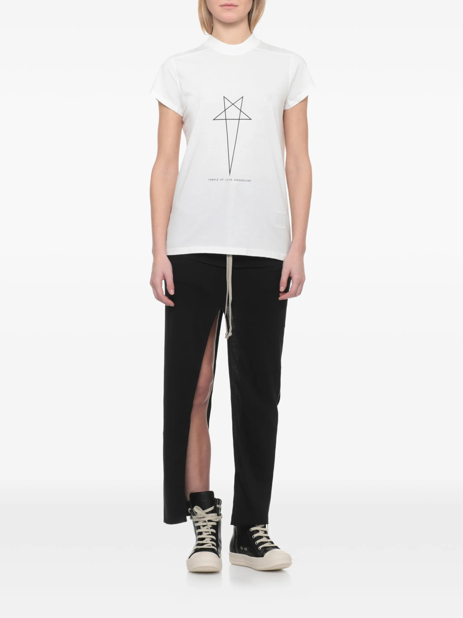 [RICK OWENS DRKSHDW] T-shirts Short Sleeve SS26 DS01F4208RNEP31109