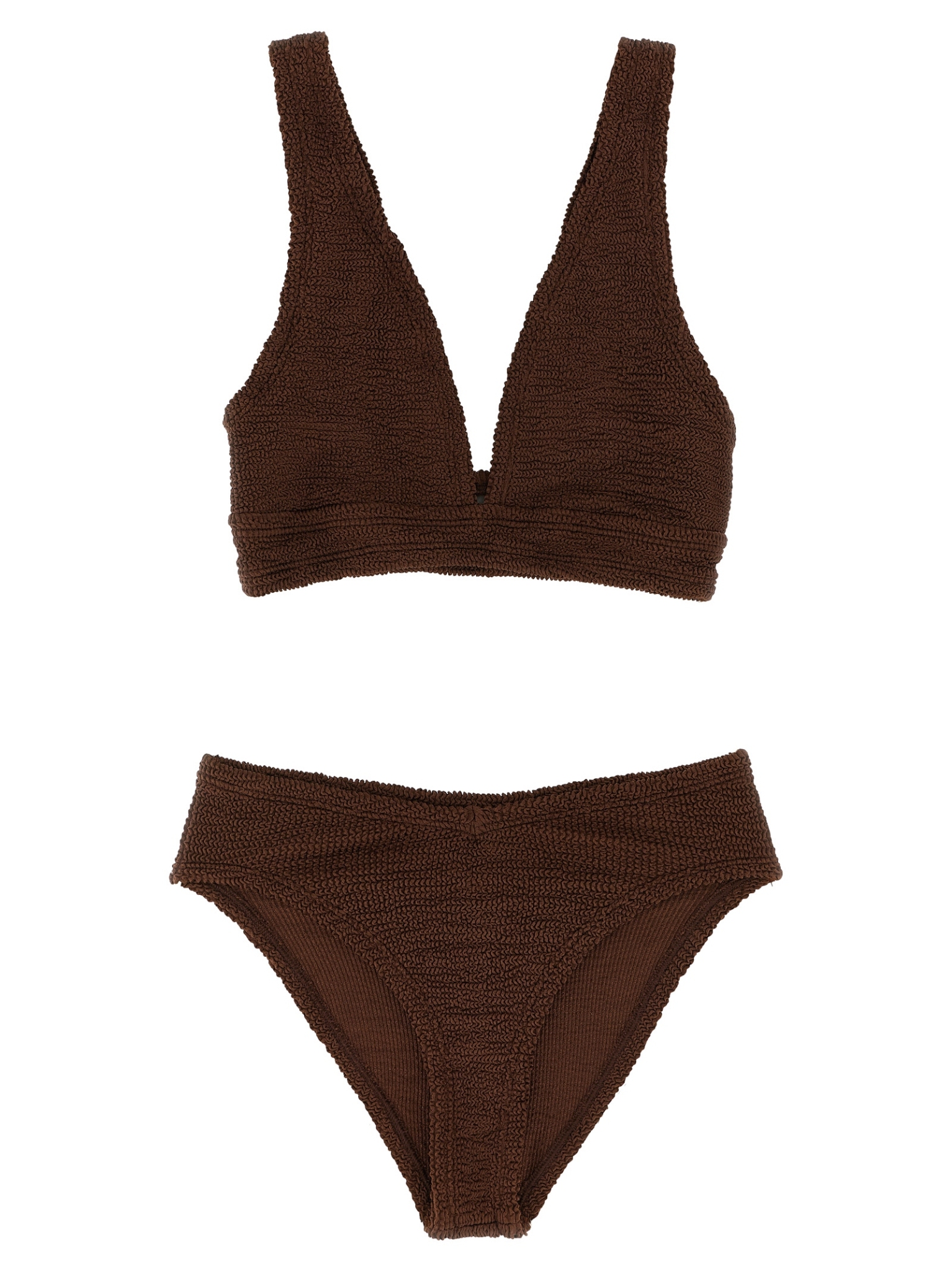 [Hunza G] Bikini SS26 ANGELBIKINIMETALLICCHOCOLATE