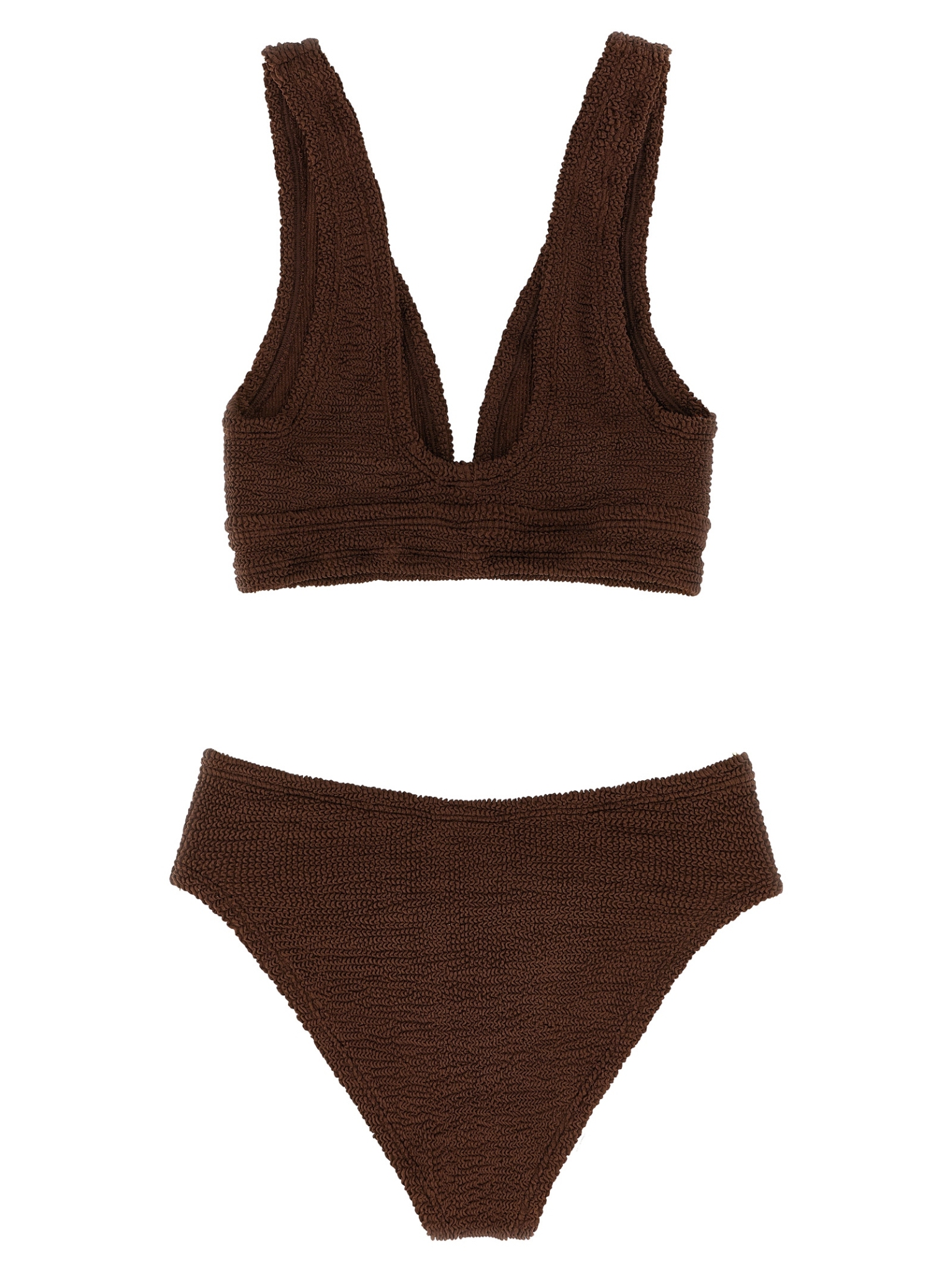 [Hunza G] Bikini SS26 ANGELBIKINIMETALLICCHOCOLATE
