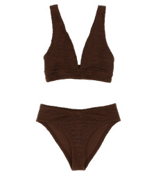 [Hunza G] Bikini SS26 ANGELBIKINIMETALLICCHOCOLATE