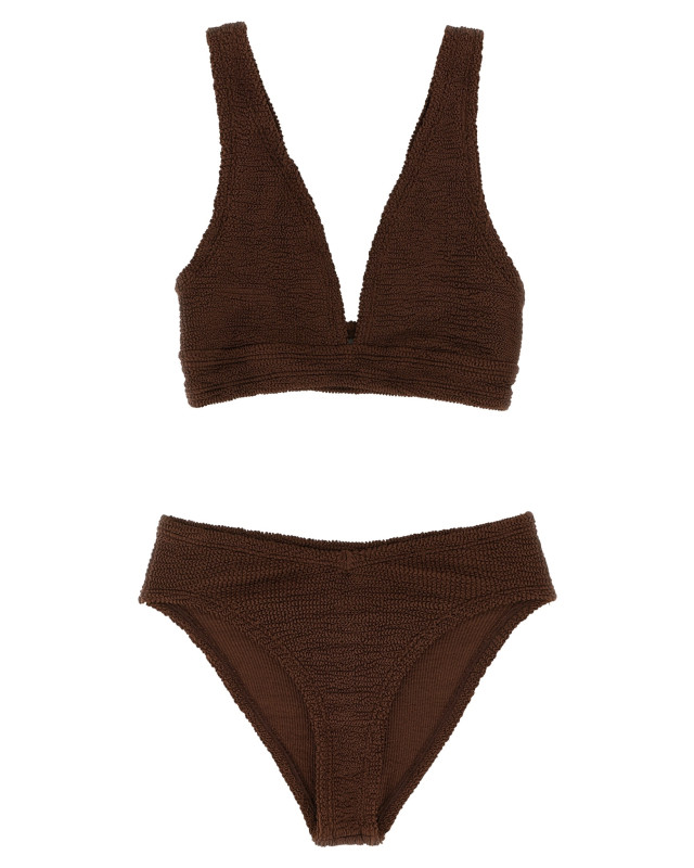 [Hunza G] Bikini SS26 ANGELBIKINIMETALLICCHOCOLATE