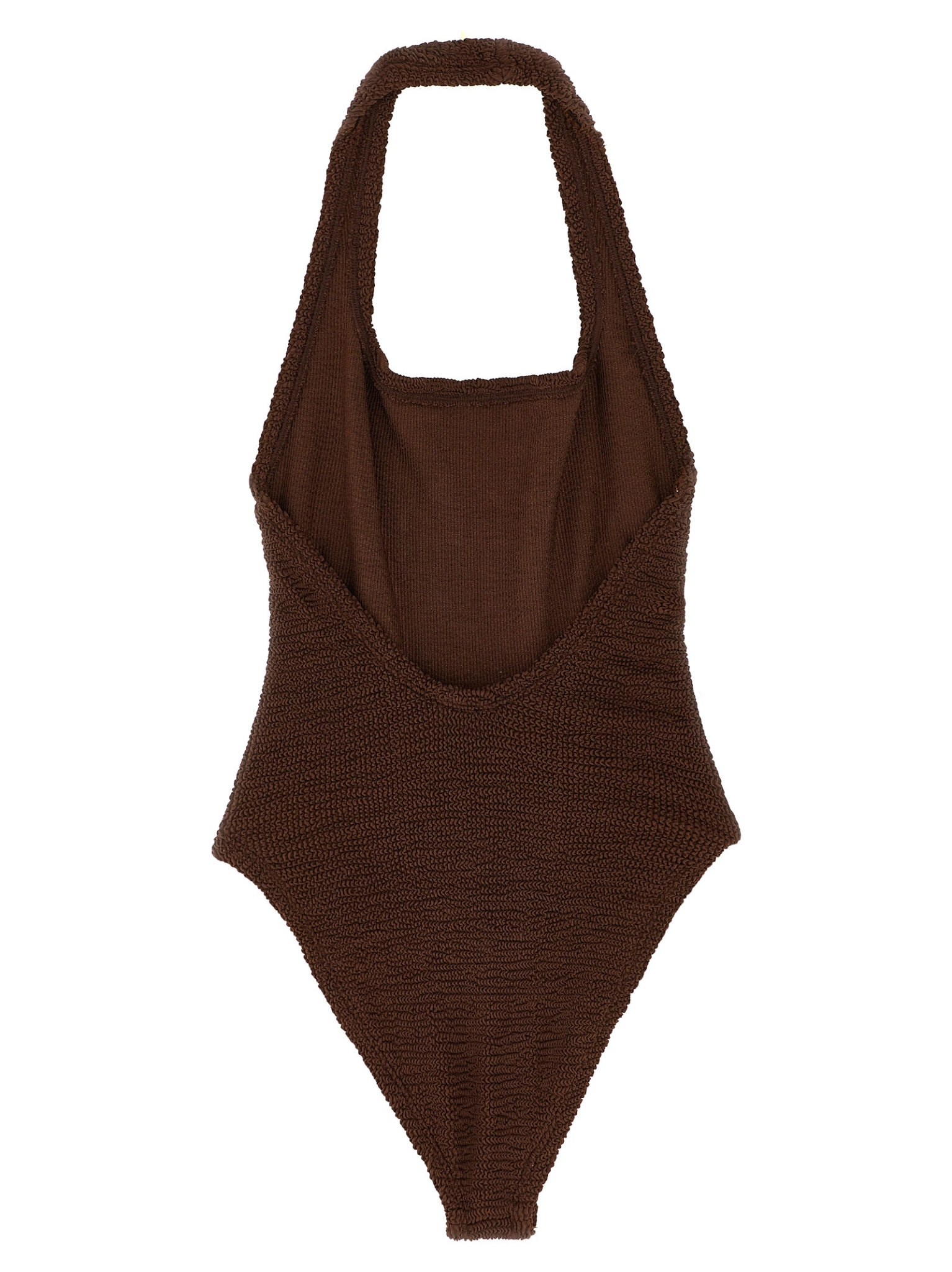 [Hunza G] Monokini SS26 SANDYSWIMMETALLICCHOCOLATE