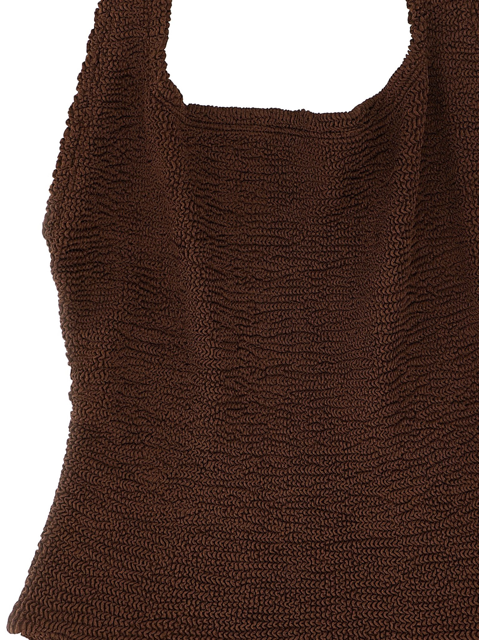 [Hunza G] Monokini SS26 SANDYSWIMMETALLICCHOCOLATE