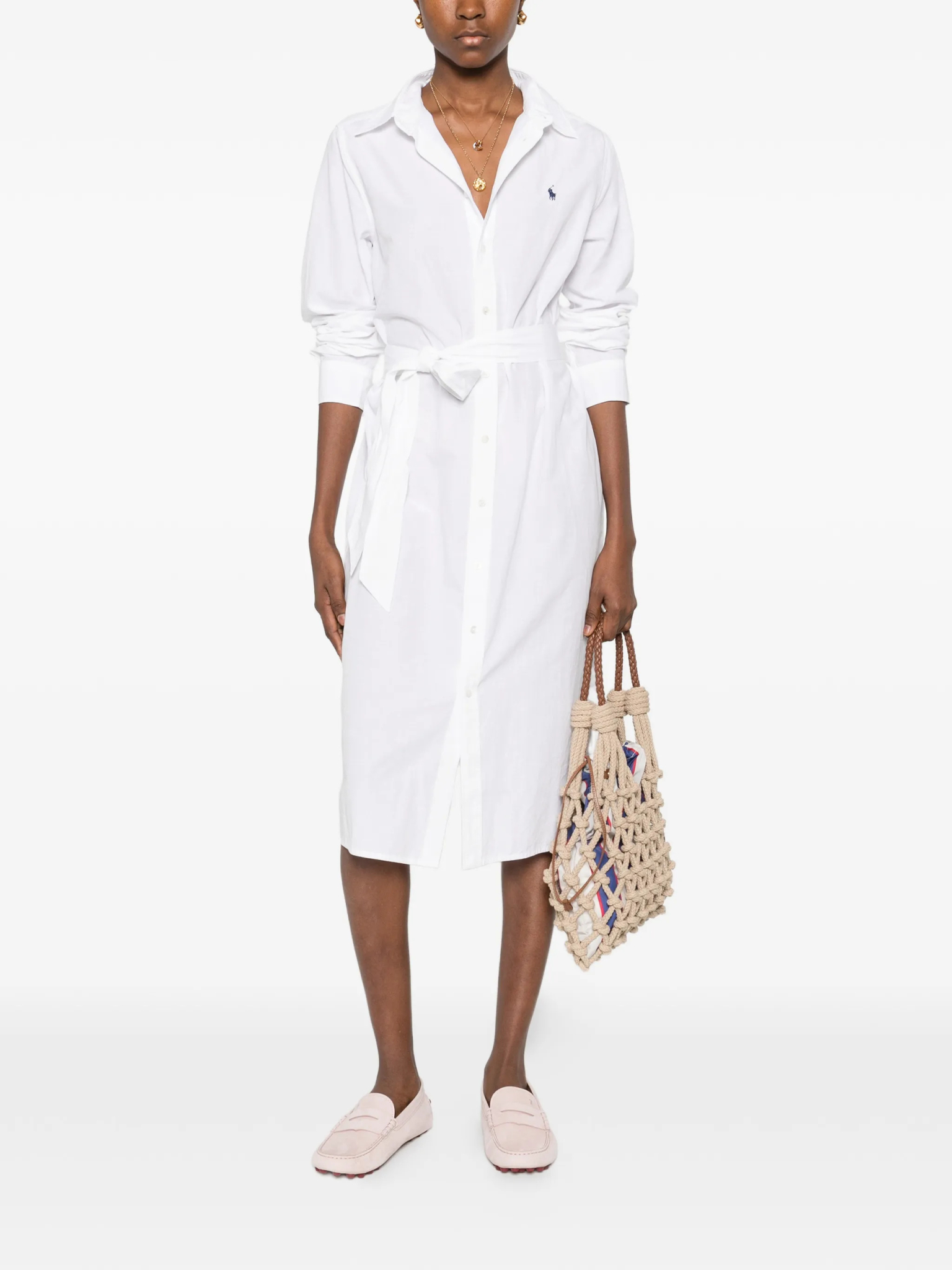 [Polo Ralph Lauren] Long sleeve dress SS26 211B18781001