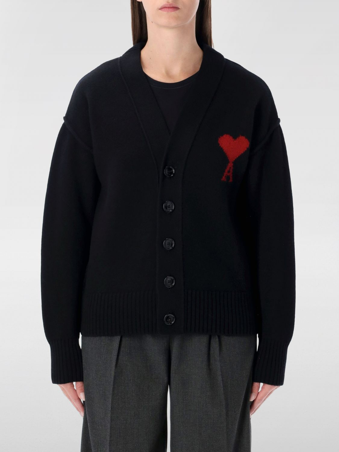 [Ami Paris] Cardigan SS26 UKC3670180 009