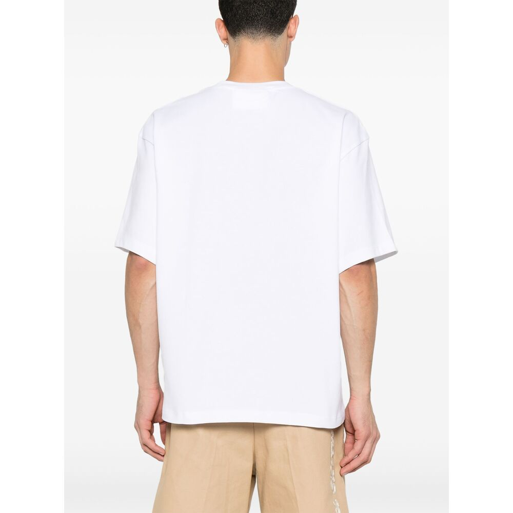 [Axel Arigato] T-shirts Short Sleeve FW26 A3118001 DISTORT WHITE