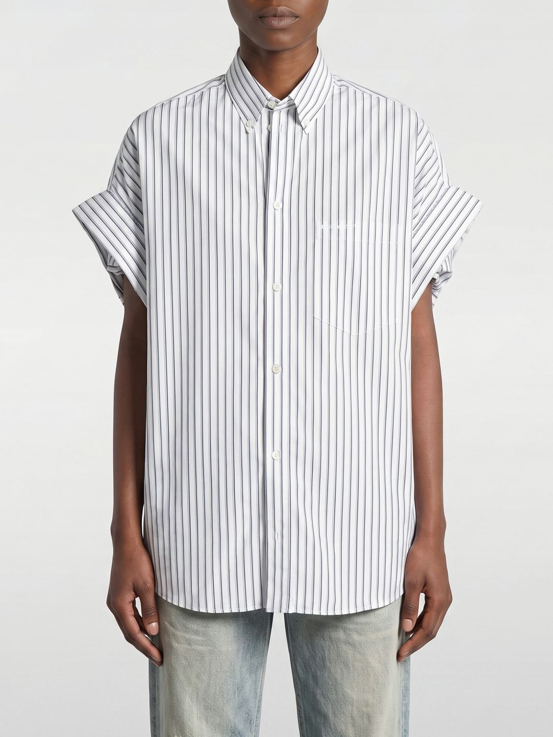 [Balenciaga] Shirts Short Sleeve SS26 857833TTM33 9086