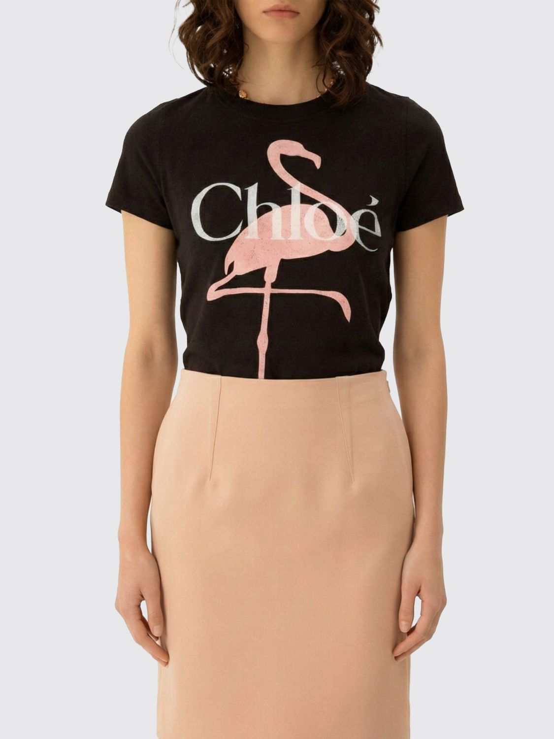 [Chloe] T-shirts Short Sleeve SS26 CH26SJH08194 070