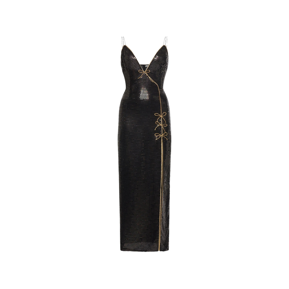 [Alessandra Rich] Sleeveless dress FW26 FABX4397 F4879 0900