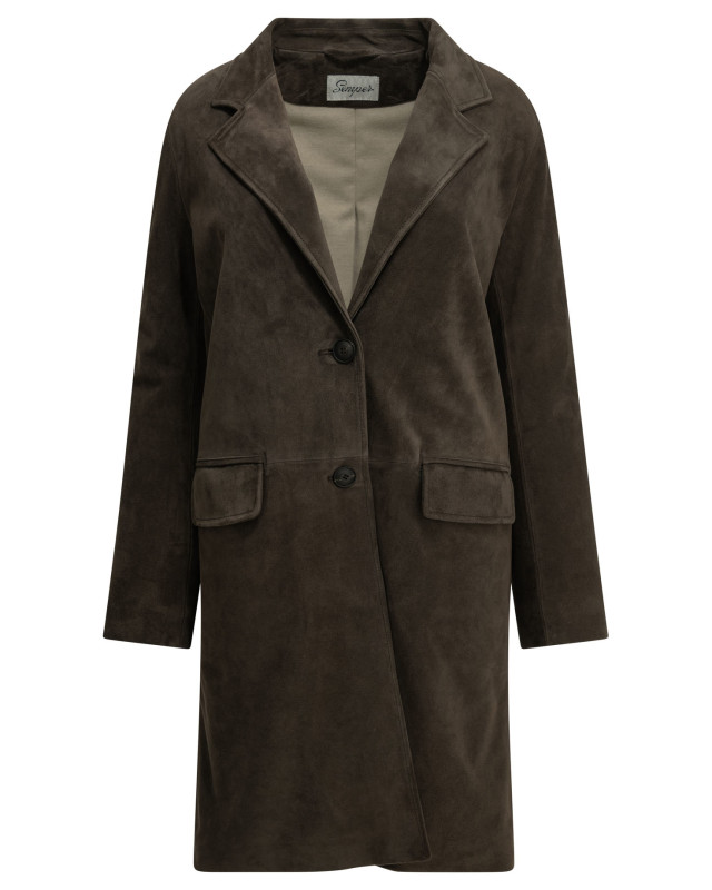 [Semper] Leather Jacket FW26 WMNSUECOATTESTAMORO