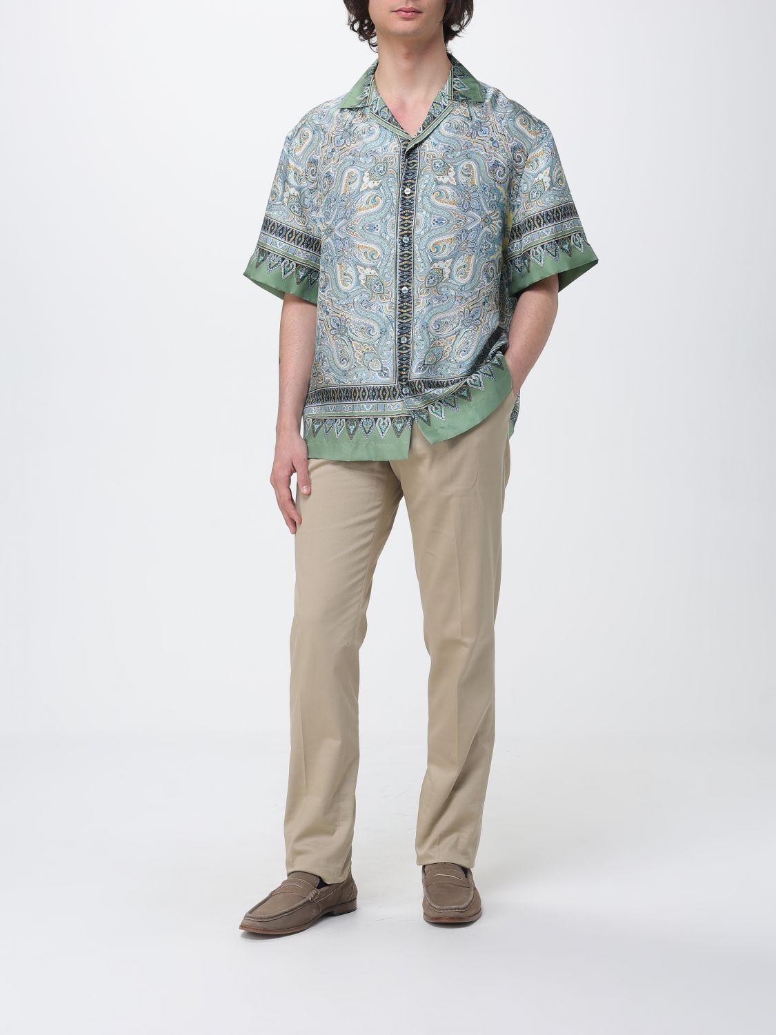 [Etro] Shirts Short Sleeve SS26 MRIC001399SP1N8 X0890