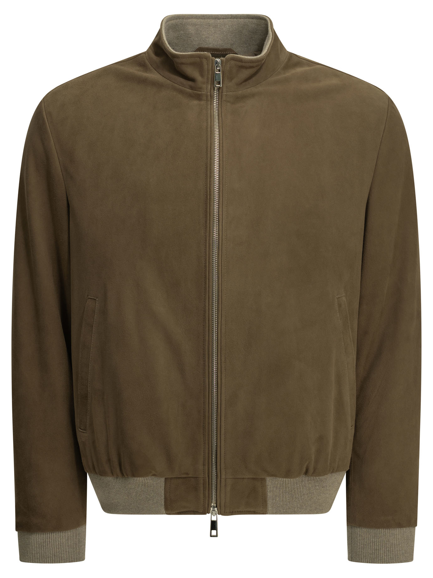 [Altum] Leather Jacket FW26 MNSUEBOMBERBEIGE