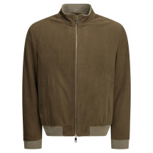 [Altum] Leather Jacket FW26 MNSUEBOMBERBEIGE