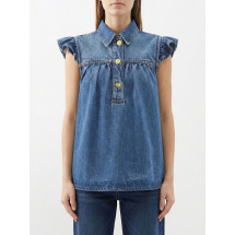 [GANNI] Shirts Sleeveless SS26 A1040047 091