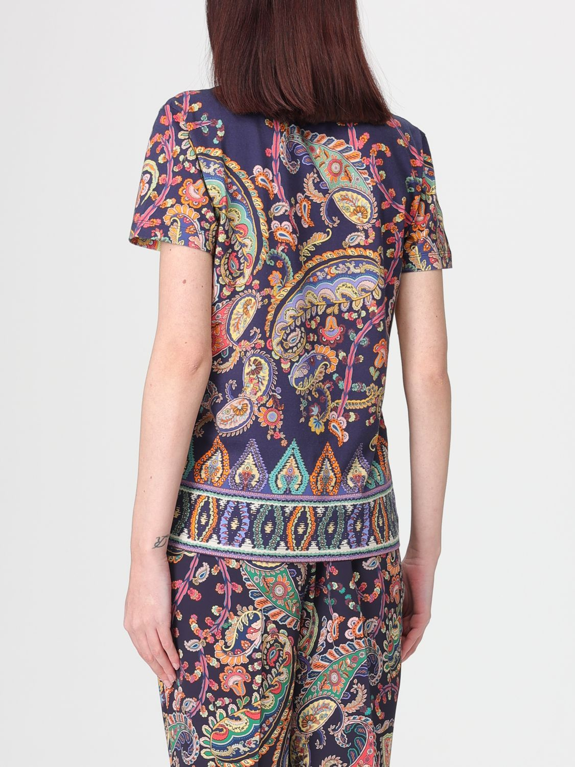 [Etro] T-shirts Short Sleeve SS26 WRMA0006AKH26 X0883