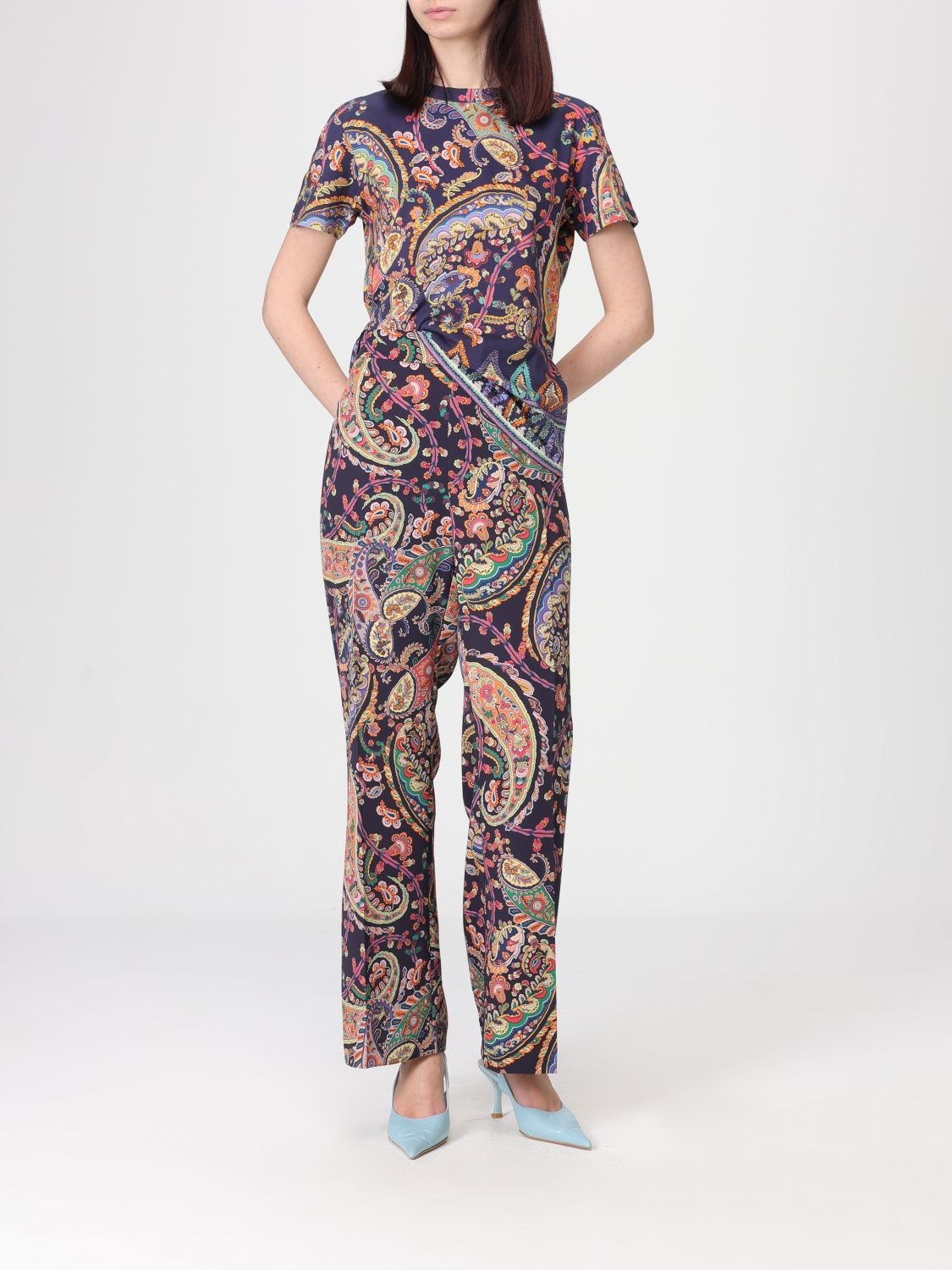 [Etro] T-shirts Short Sleeve SS26 WRMA0006AKH26 X0883