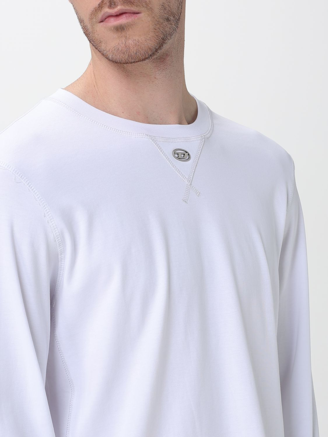[Diesel] T-shirts Long Sleeve SS26 A199670AIJU 100