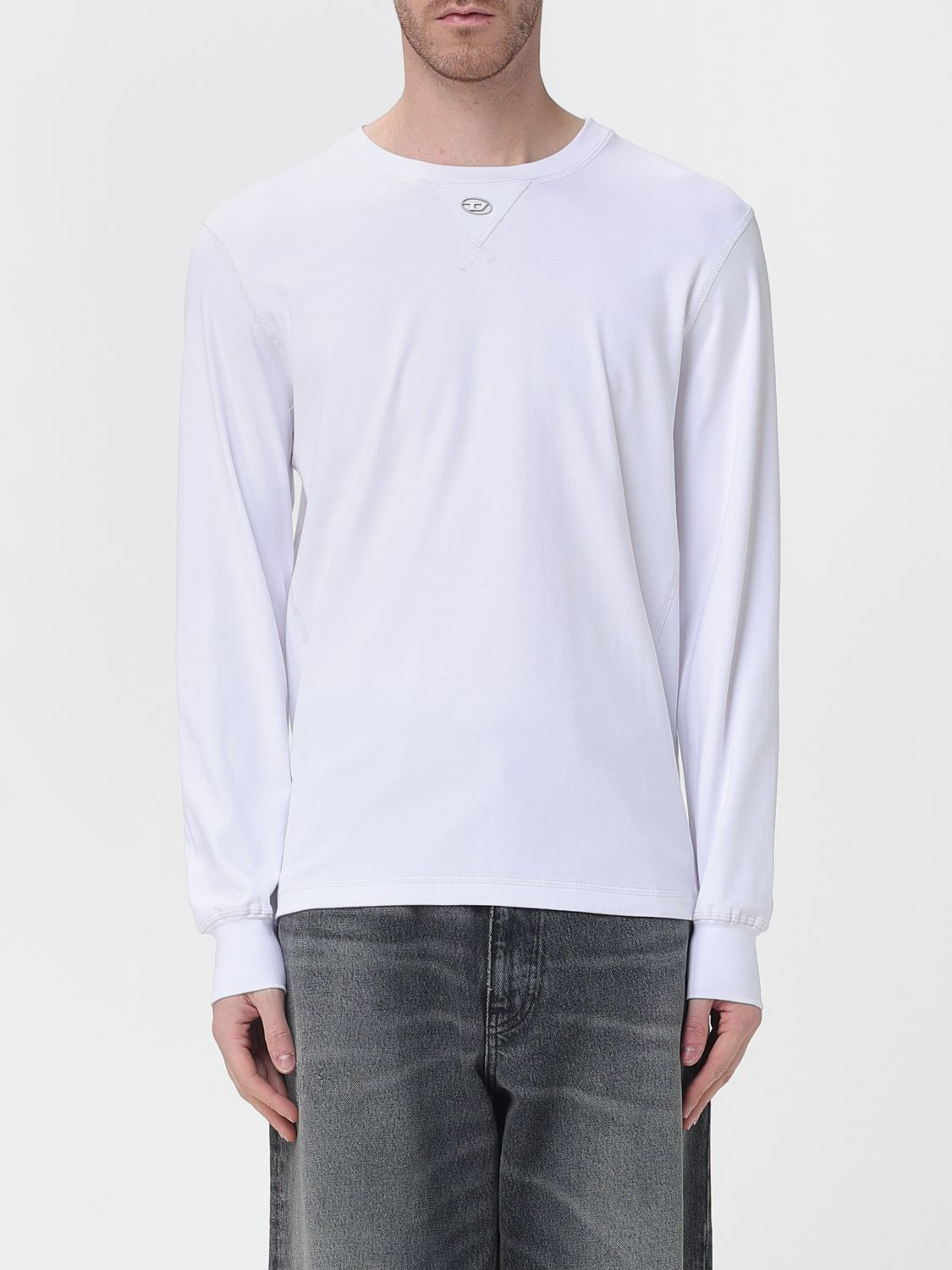 [Diesel] T-shirts Long Sleeve SS26 A199670AIJU 100