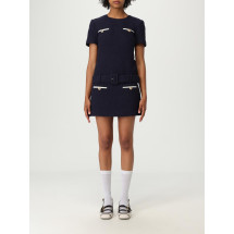 [Self-portrait] Short sleeve dress FW25 PF25034SBL BLUE