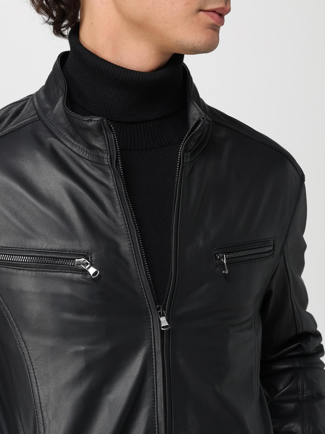 [XC] Leather Jacket FW26 RUSH OXFORD NERO