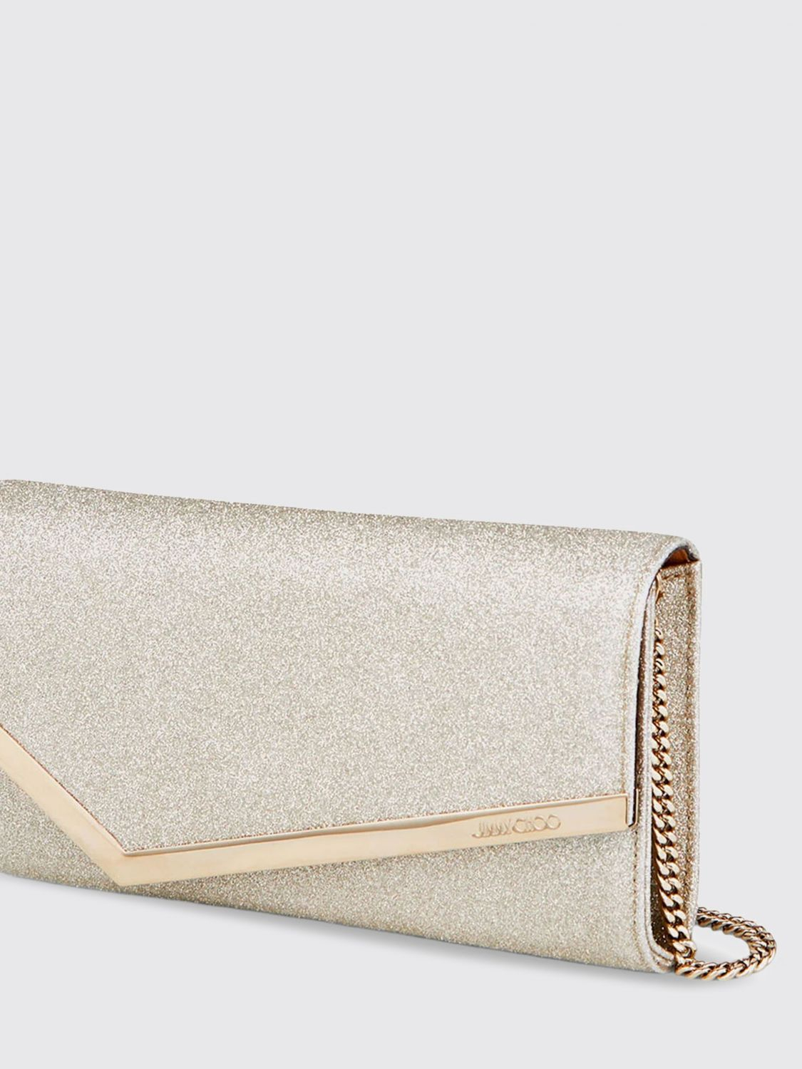 [Jimmy Choo] Minibag SS26 EMMIEDGZ PLATINUM ICE