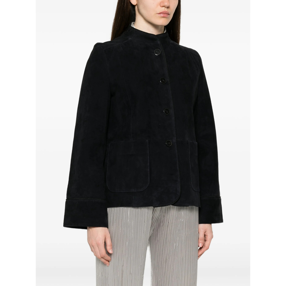 [Forte Forte] Leather Jacket FW26 15013  NOTTE