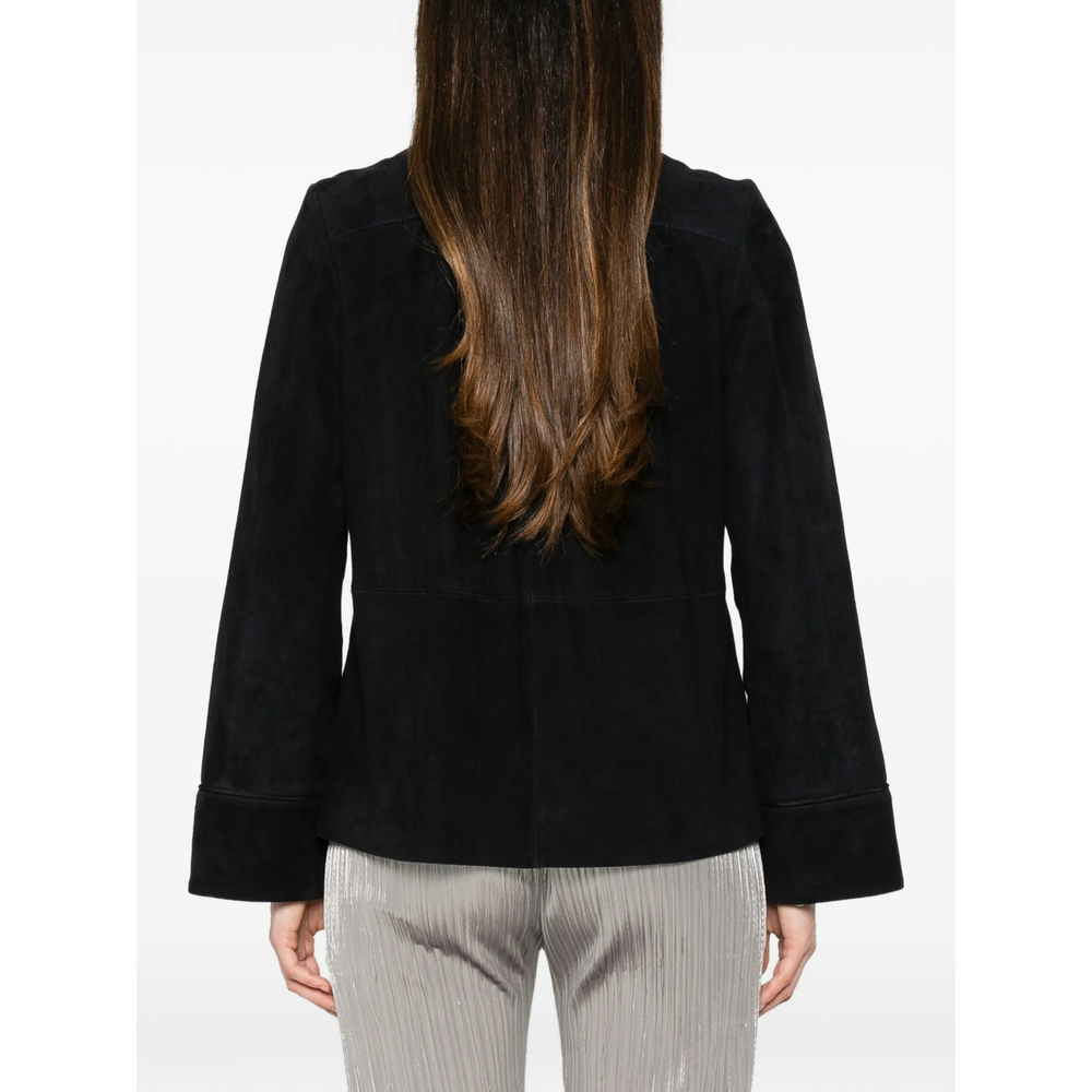 [Forte Forte] Leather Jacket FW26 15013  NOTTE