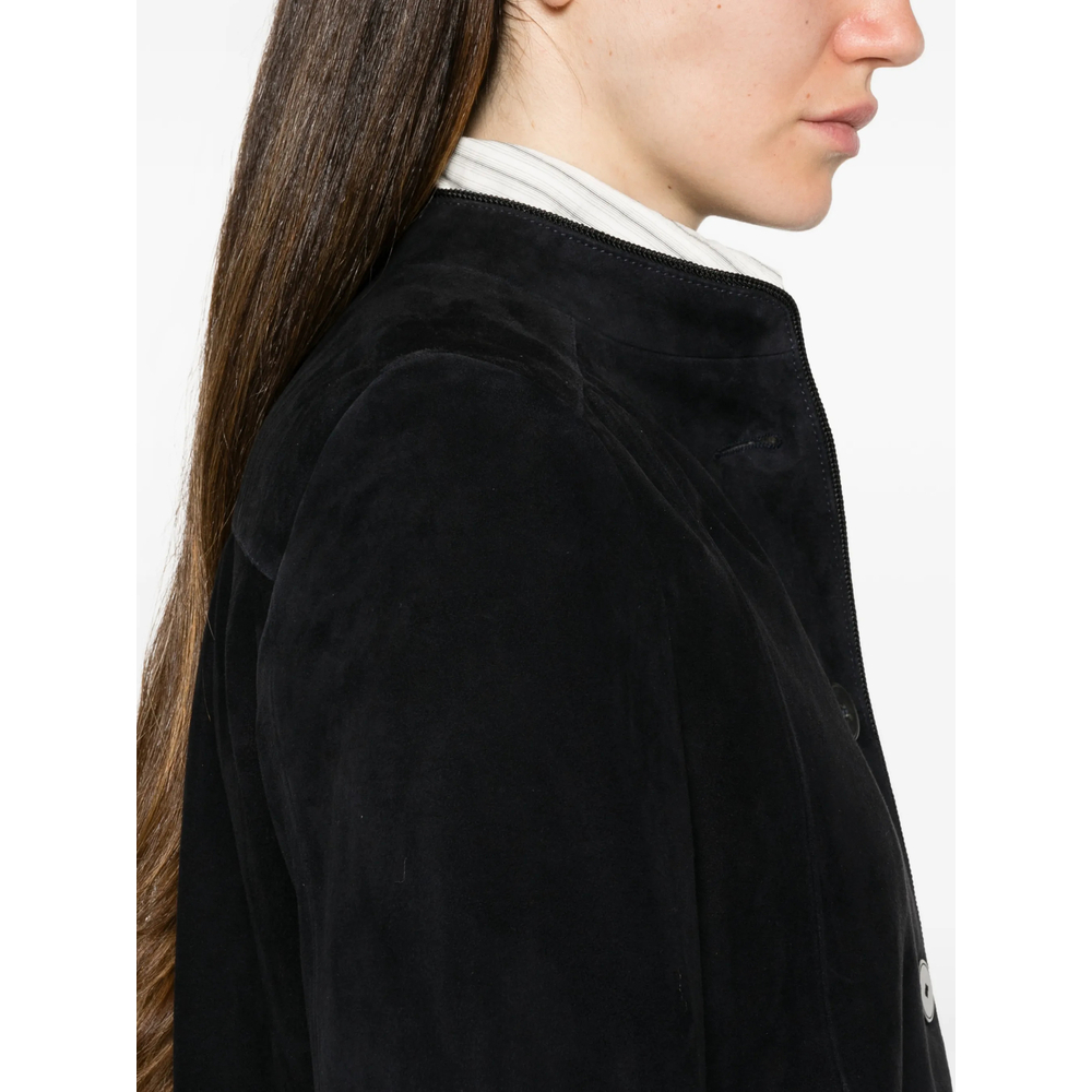 [Forte Forte] Leather Jacket FW26 15013  NOTTE