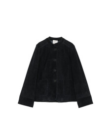 [Forte Forte] Leather Jacket FW26 15013  NOTTE