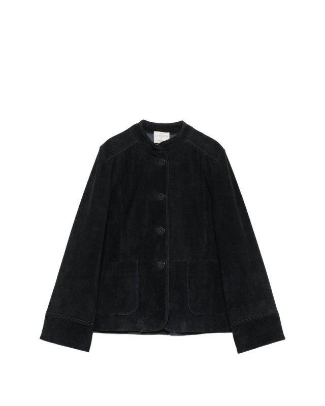 [Forte Forte] Leather Jacket FW26 15013  NOTTE