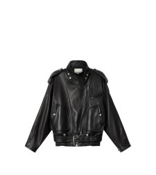 [Isabel Marant] Leather Jacket FW26 D3B04I VE0744FA 01BK