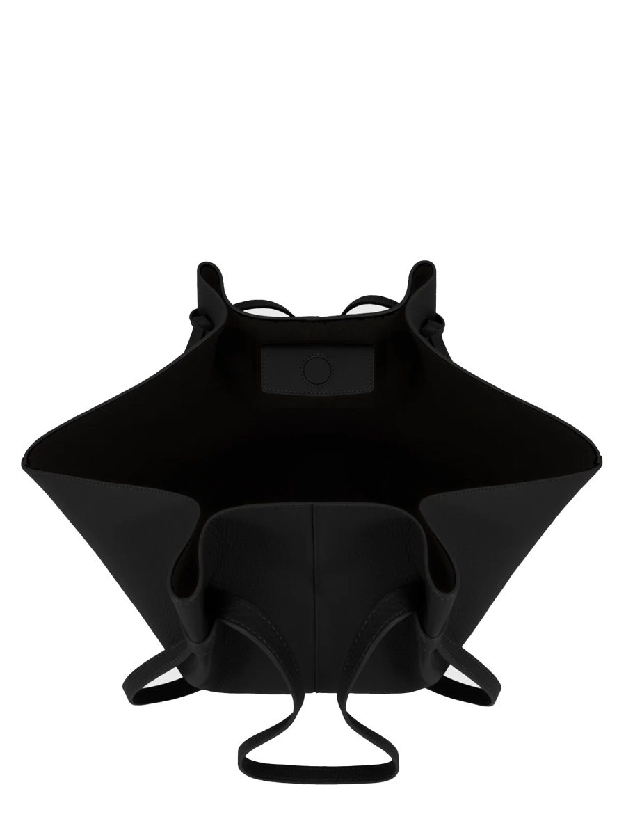 [YUZEFI] Shoulder bag FW26 LARGE-MOCHI-PEBBLE-GRAIN-LEATHER_BLACK