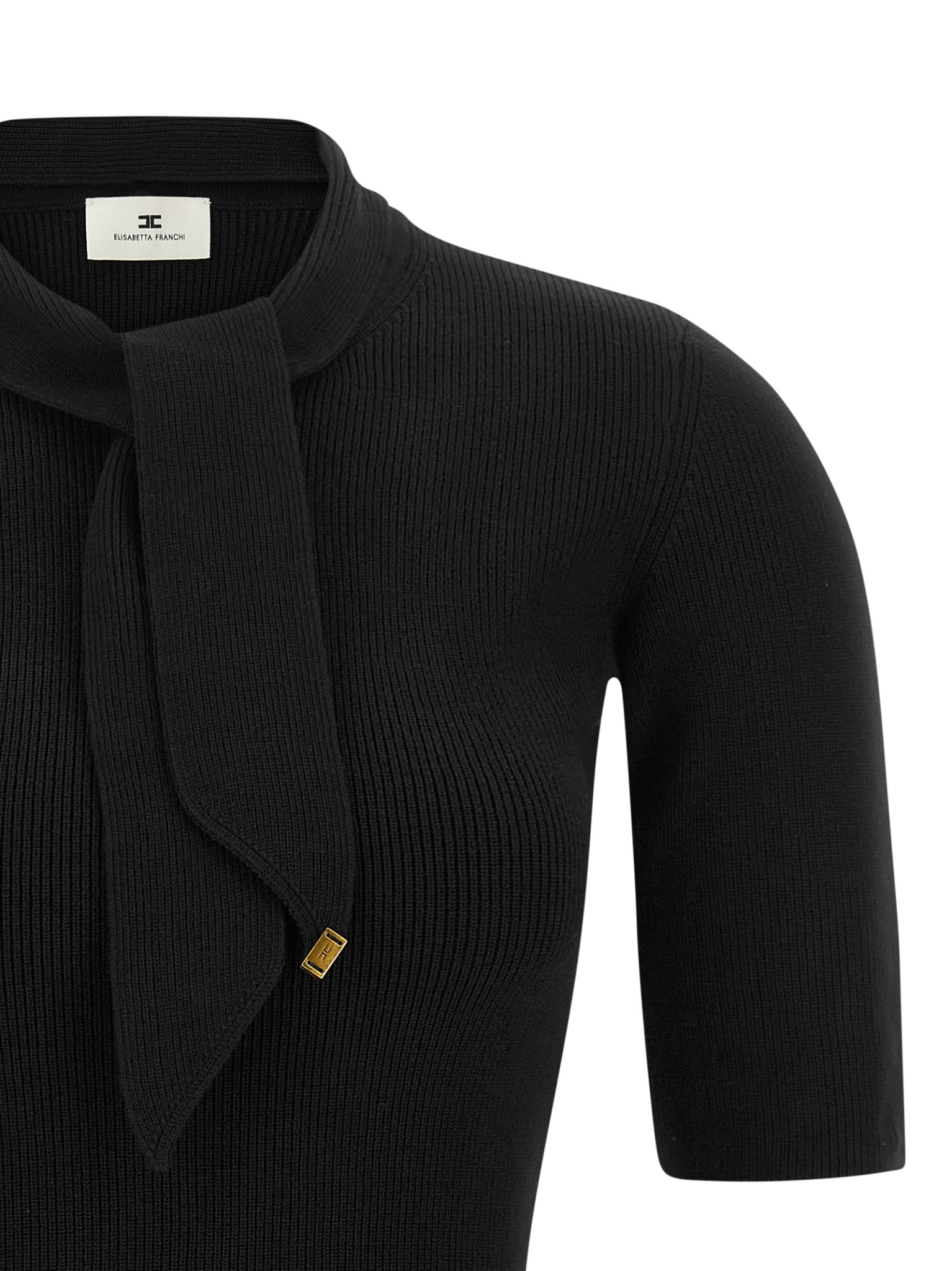 [ELISABETTA FRANCHI] Short sleeve dress FW26 AM04S66E2110